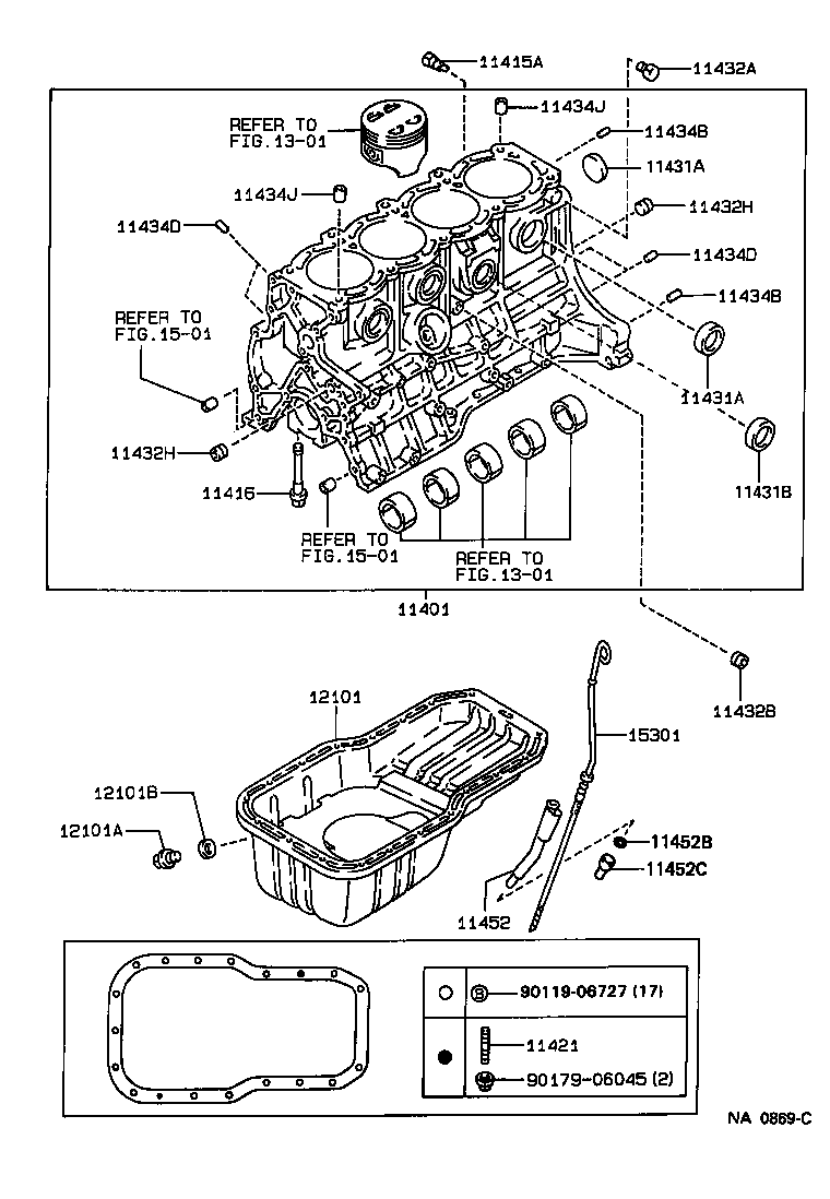 12102-46010 PAN SUB-ASSY, OIL, NO.2 product image
