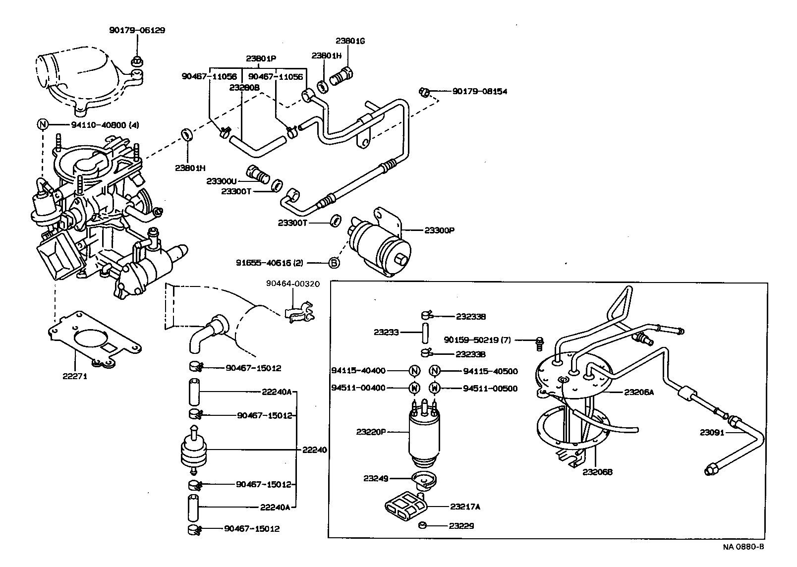 22271-74062 GASKET, THROTTLE BODY product image