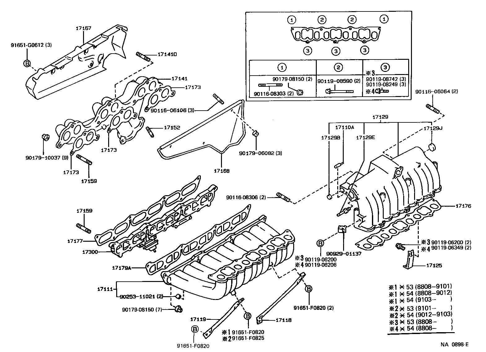 04175-46010 GASKET KIT, TURBOCHARGER product image