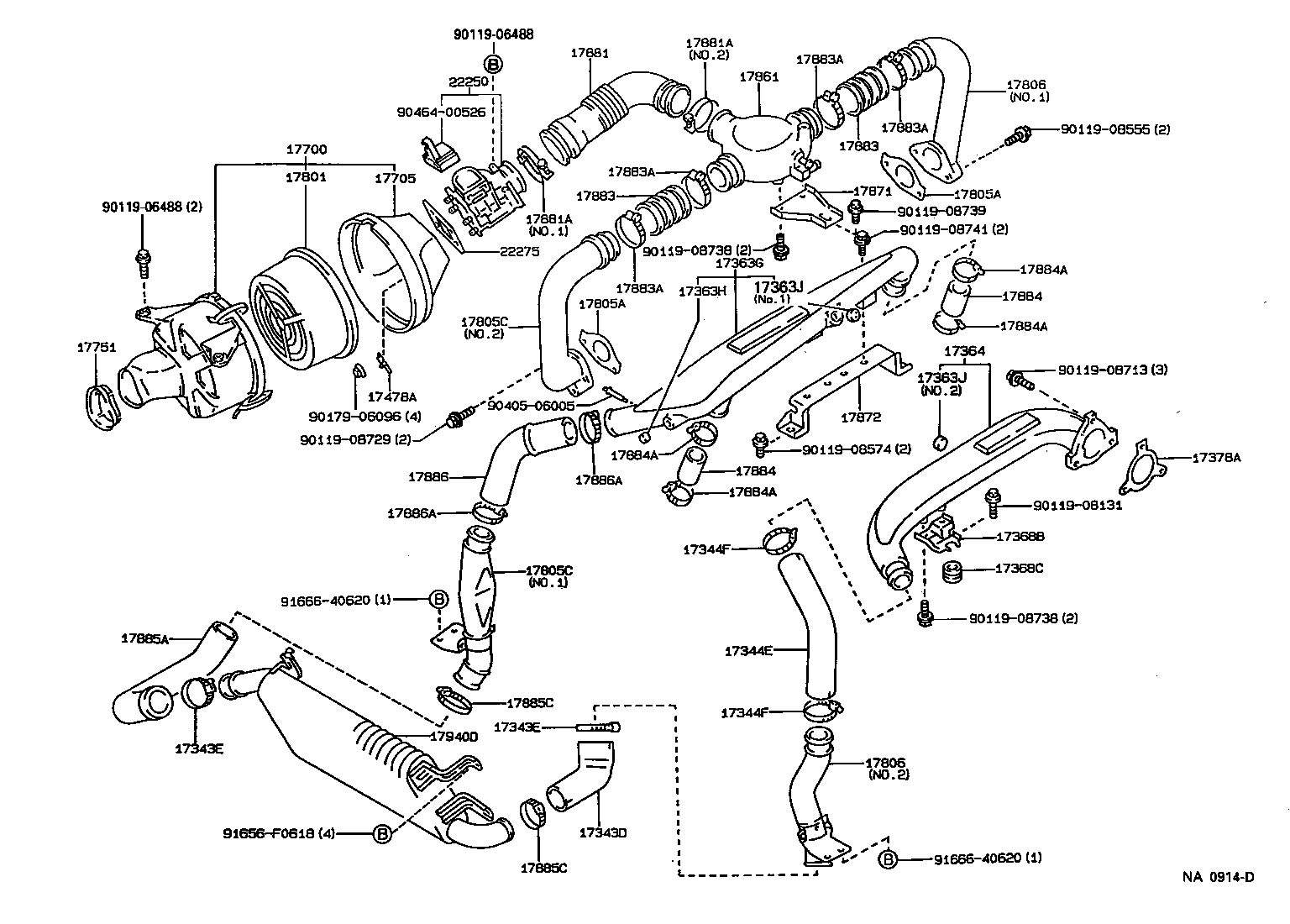 17700-46080 CLEANER ASSY, AIR product image