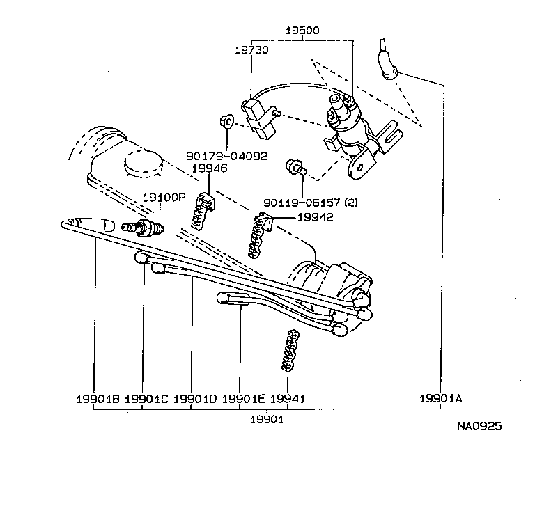 90919-01181 PLUG, SPARK product image