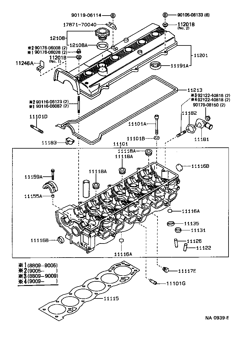 11201-70070 COVER SUB-ASSY, CYLINDER HEAD product image
