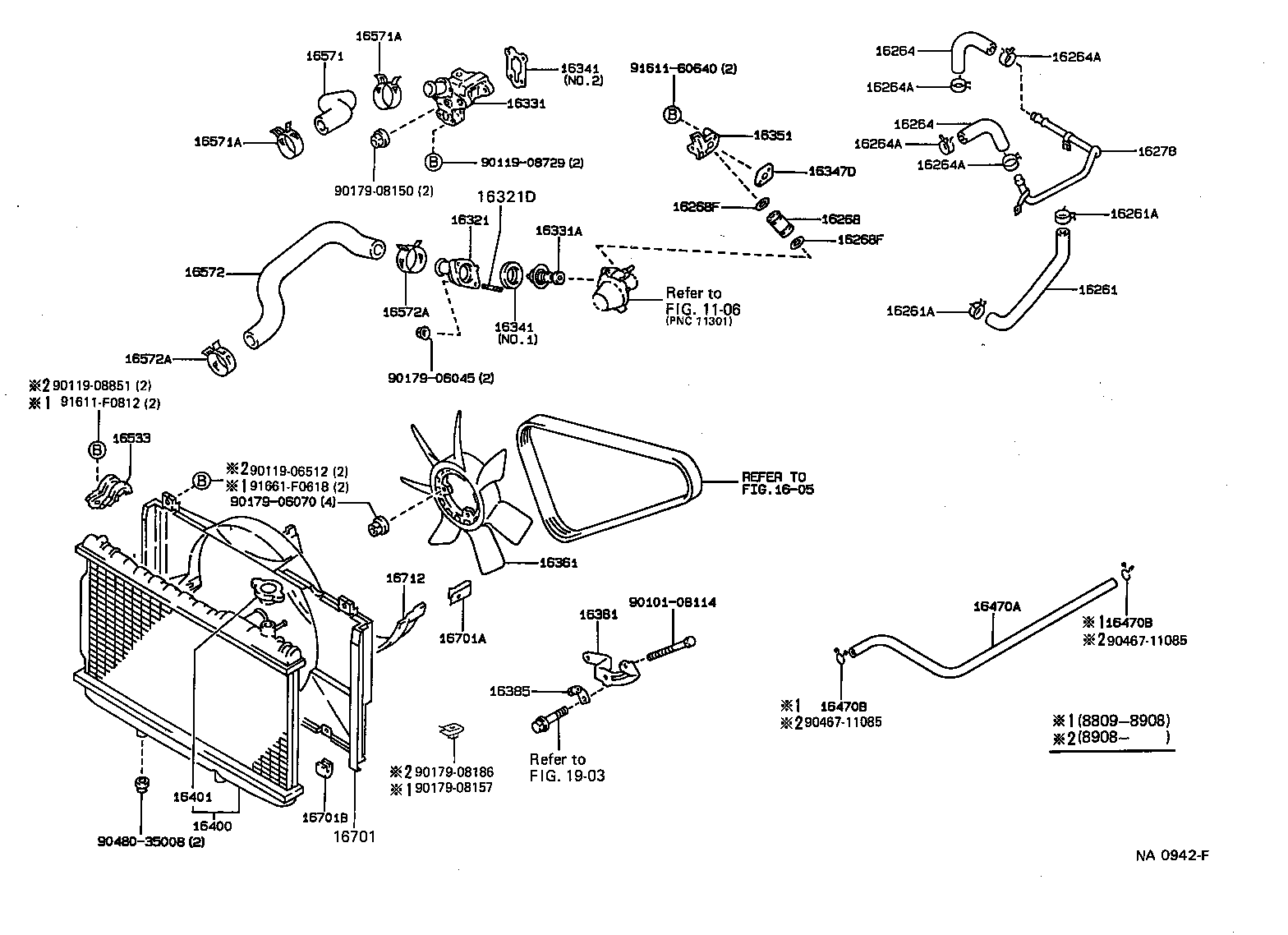 16381-70031 BAR, FAN BELT ADJUSTING product image