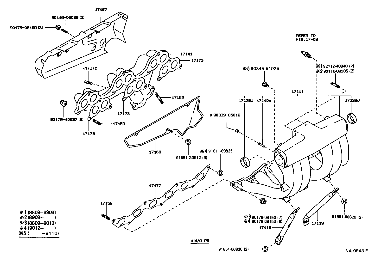 17139-70040 STAY, MANIFOLD, NO.2 product image