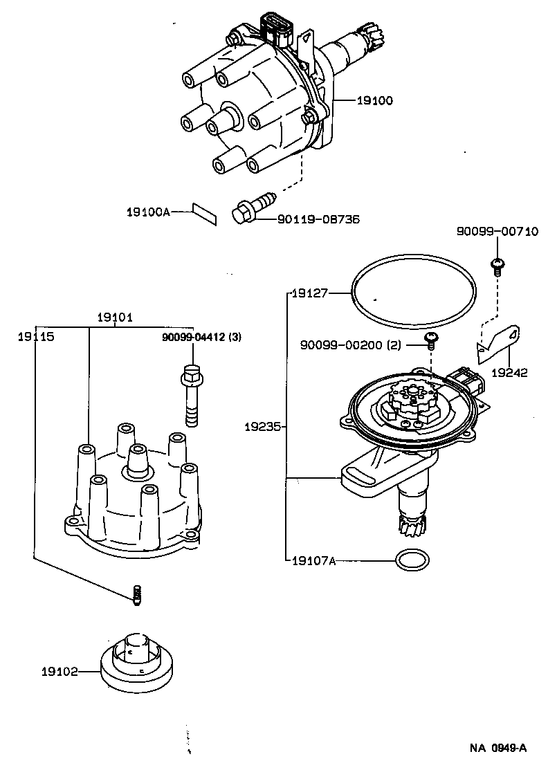 19235-73100 HOUSING, DISTRIBUTOR product image