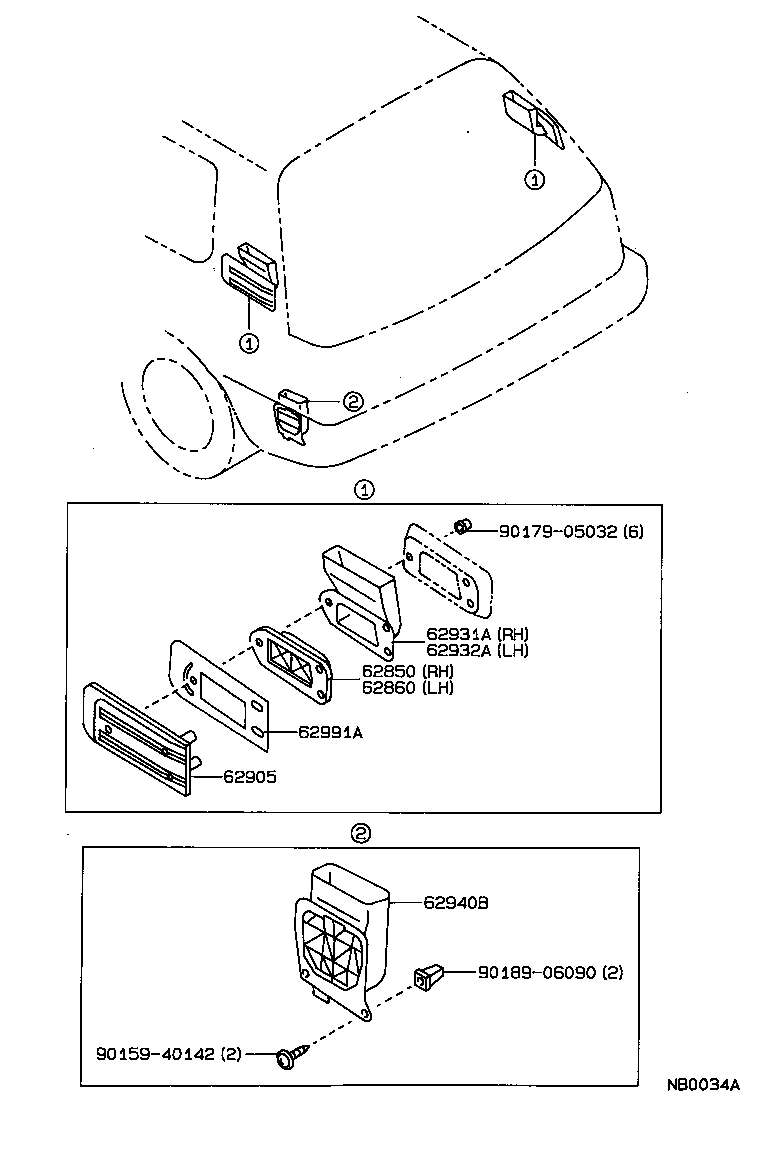 62850-12090 VALVE ASSY, ROOM PRESSURE RELIEF, RH product image