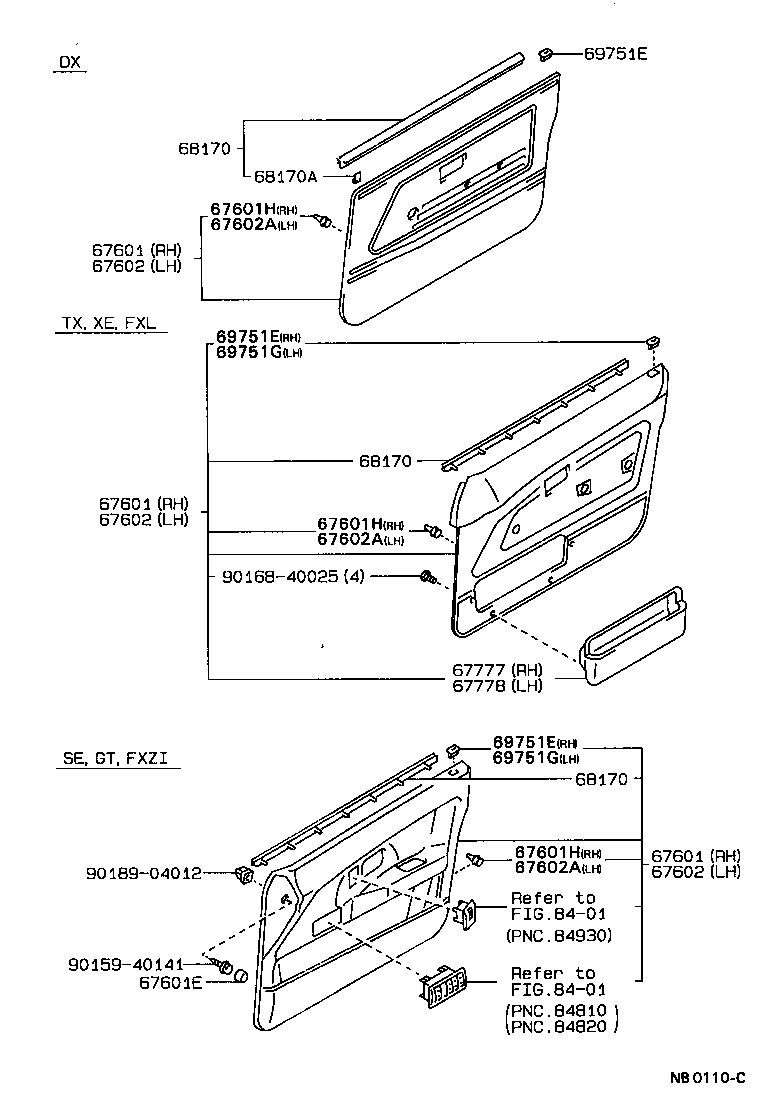 67404-12090 FRAME SUB-ASSY, FRONT DOOR, REAR LOWER LH product image