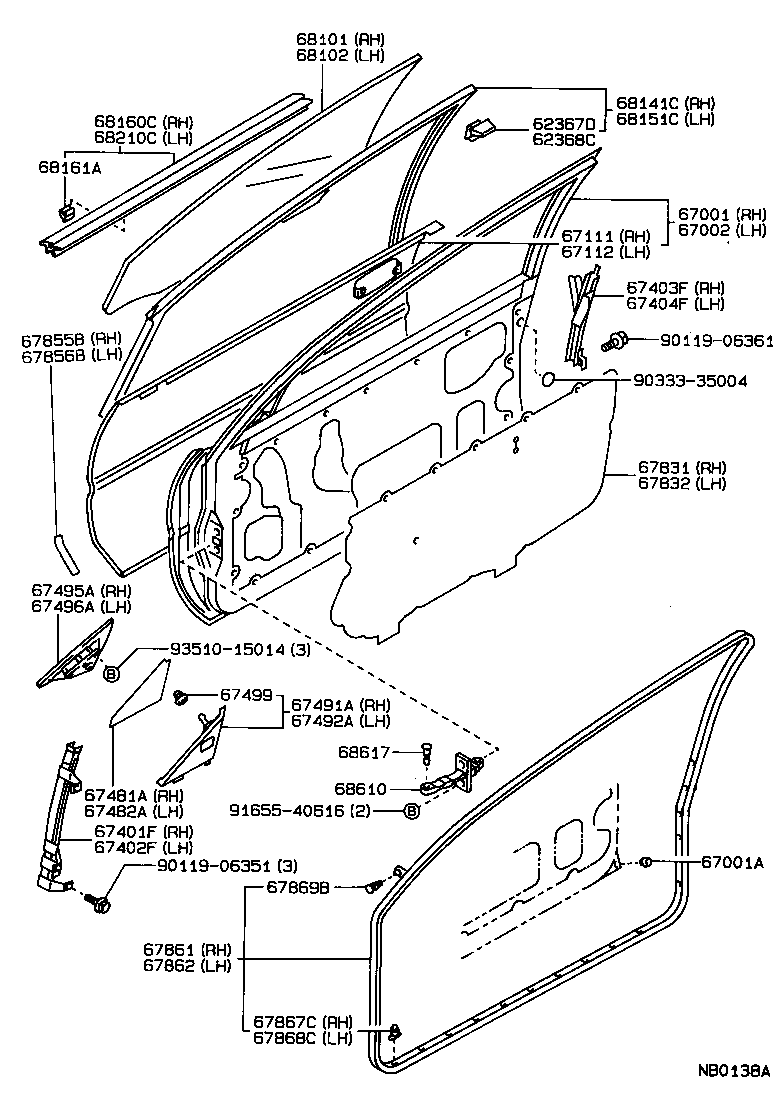 67112-12470 PANEL, FRONT DOOR, OUTER LH product image