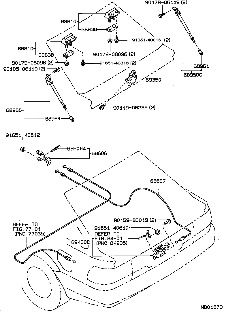 69090-12020 HANDLE ASSY, BACK DOOR, OUTSIDE product image