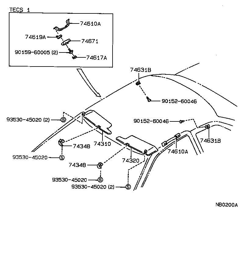 74617-22010-20 PLUG, ASSIST GRIP product image