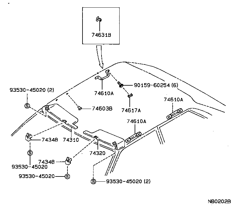 74231-12100-06 PANEL, FRONT ARMREST BASE, UPPER RH product image