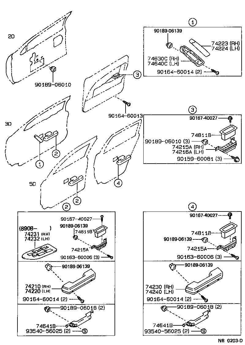 74232-12090-04 PANEL, FRONT ARMREST BASE, UPPER LH product image