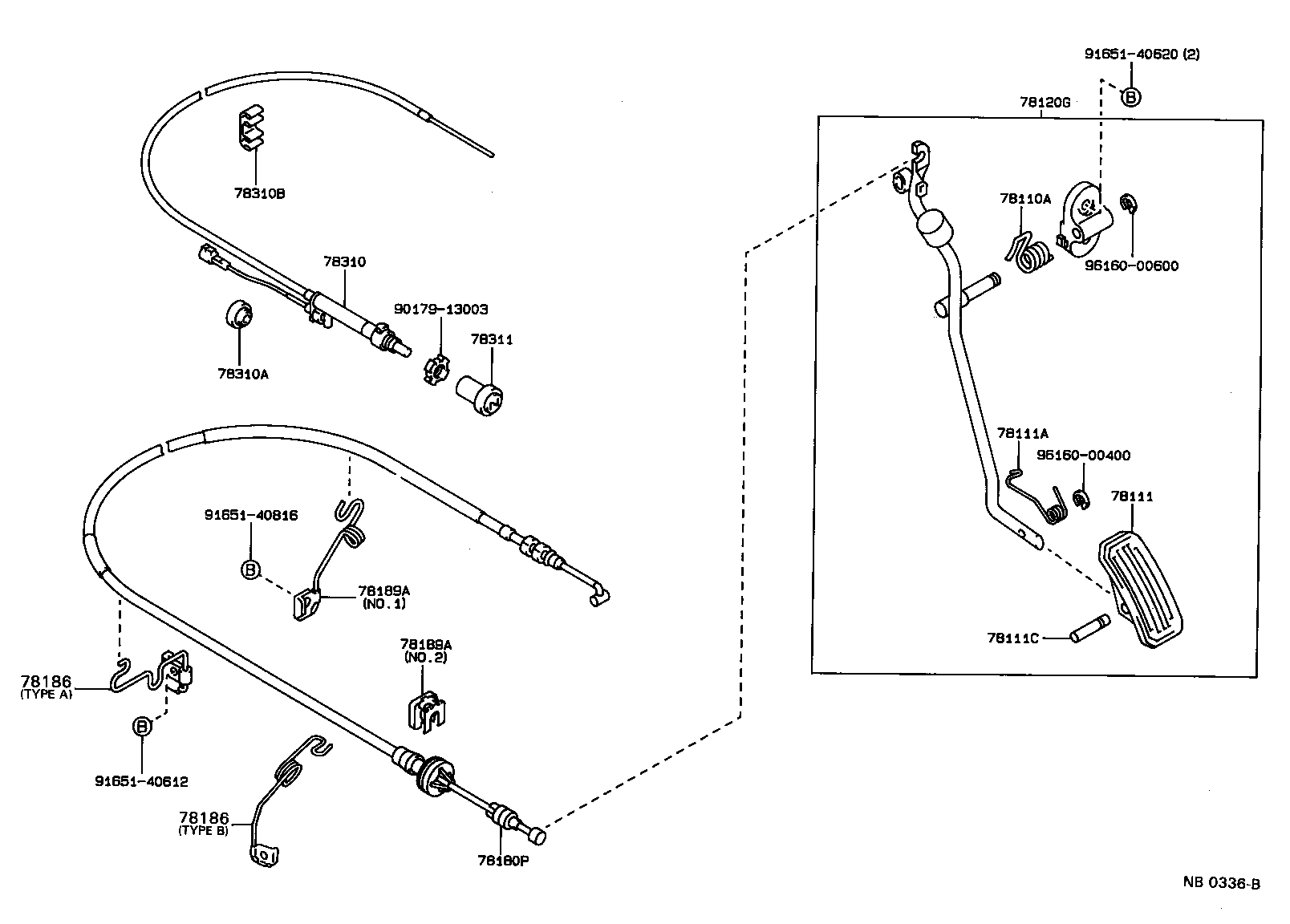 78180-1A080 CABLE ASSY, ACCELERATOR CONTROL product image
