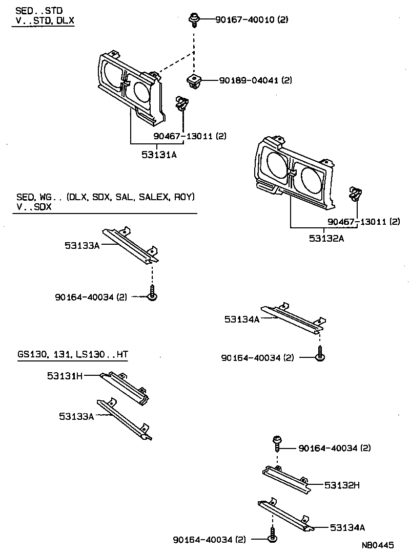 53132-30230 DOOR, HEADLAMP, UPPER LH product image
