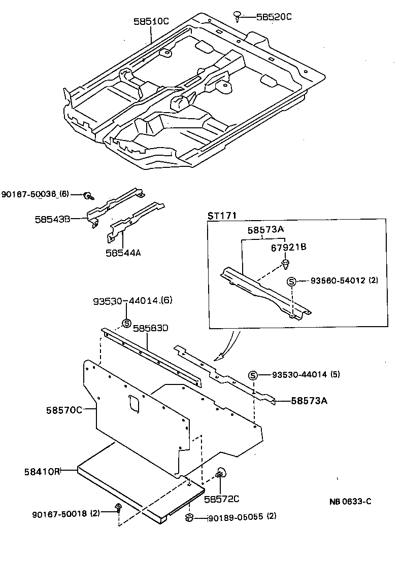 58510-2B780-06 CARPET ASSY, FRONT FLOOR, FRONT product image