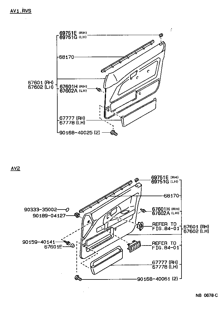 68101-12580 GLASS SUB-ASSY, FRONT DOOR, RH product image