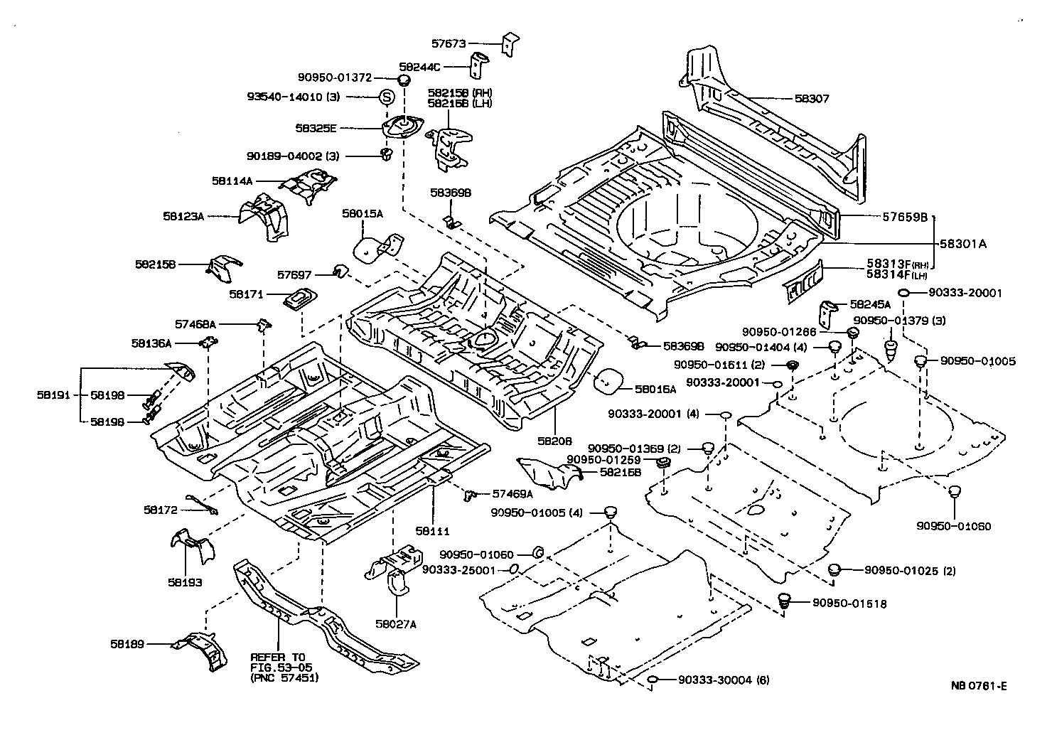 58397-20070 COVER, BODY LOWER BACK, RH product image