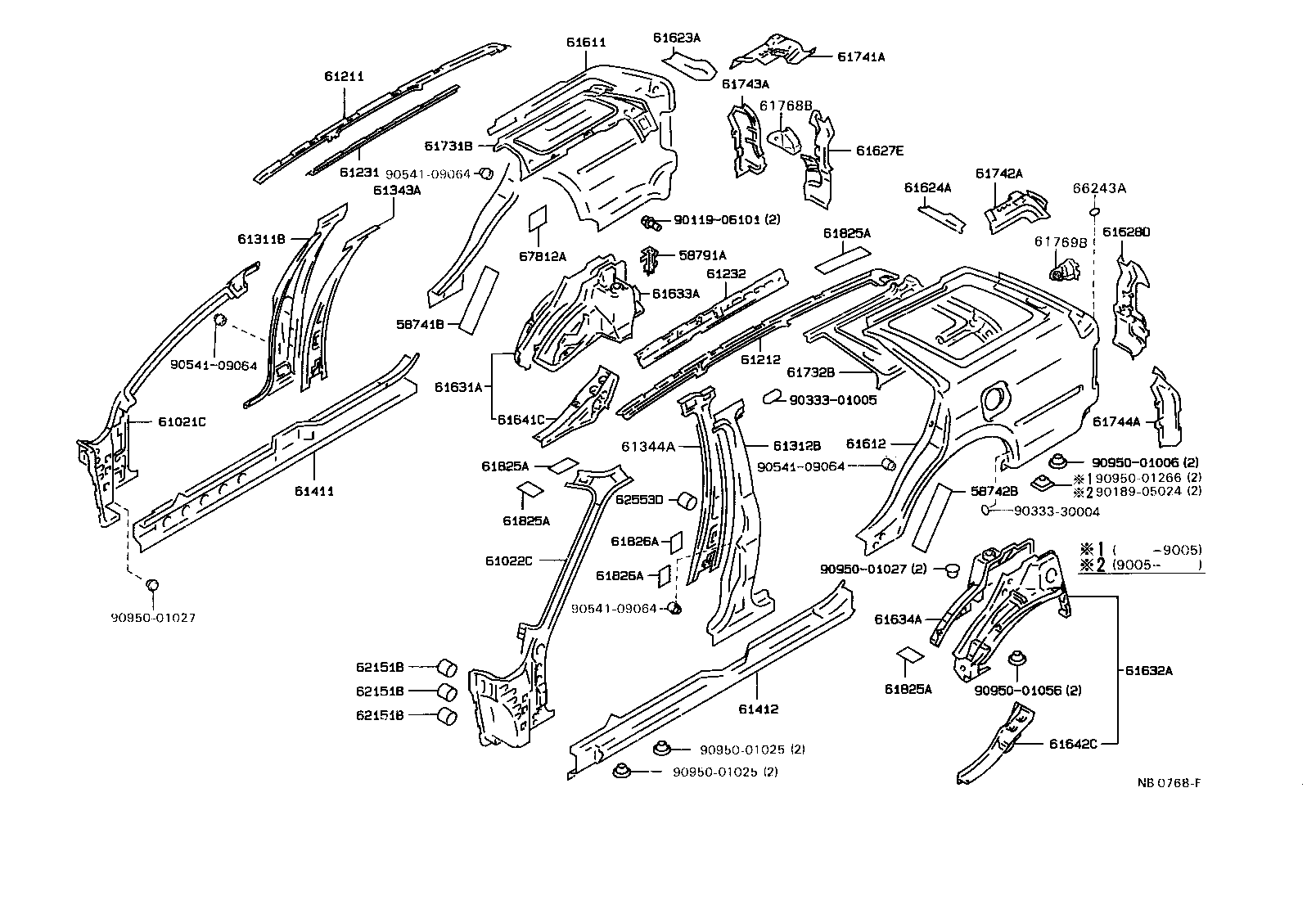 58741-20070 PROTECTOR, QUARTER PANEL, RH product image
