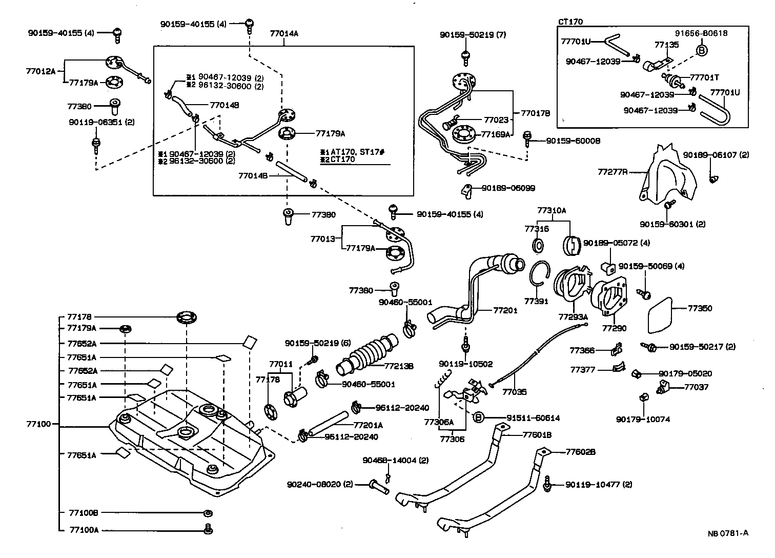 77261-20130 TUBE, FUEL TANK TO CANISTER product image