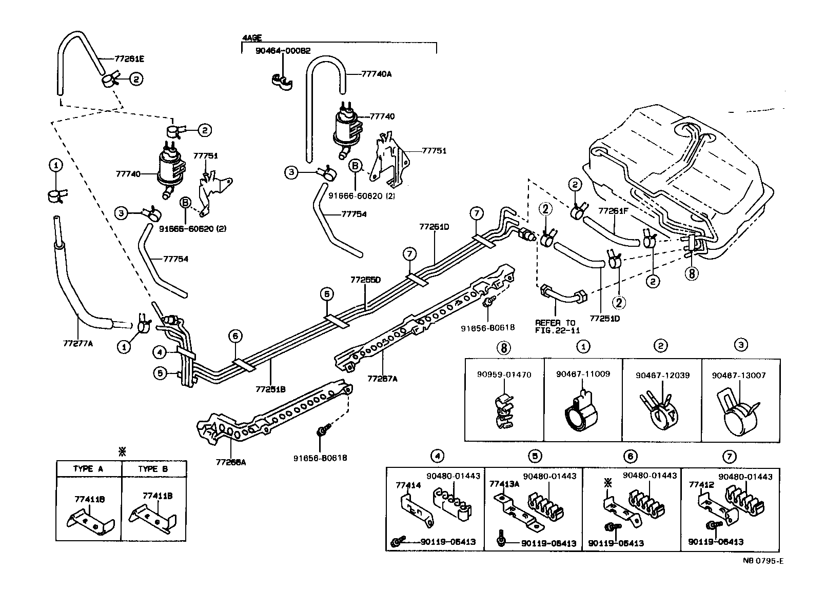 77261-20130 TUBE, FUEL TANK TO CANISTER product image