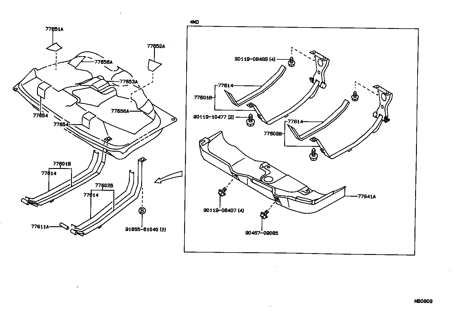 23271-11010 HOSE, FUEL, NO.1(FOR RETURN TUBE, NO.1) product image