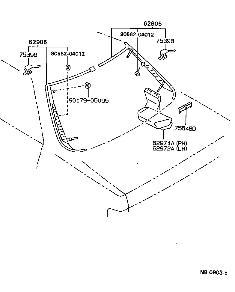 62906-22100 LOUVER, QUARTER VENTILATION product image
