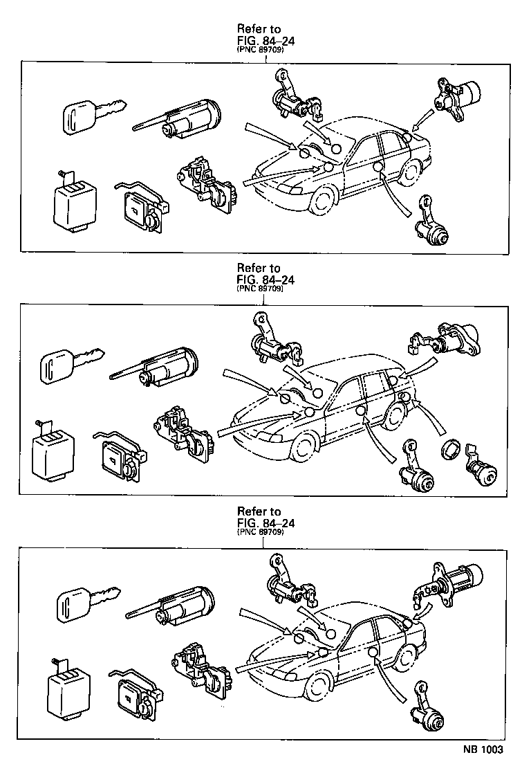69005-05030 CYLINDER SET, LOCK product image