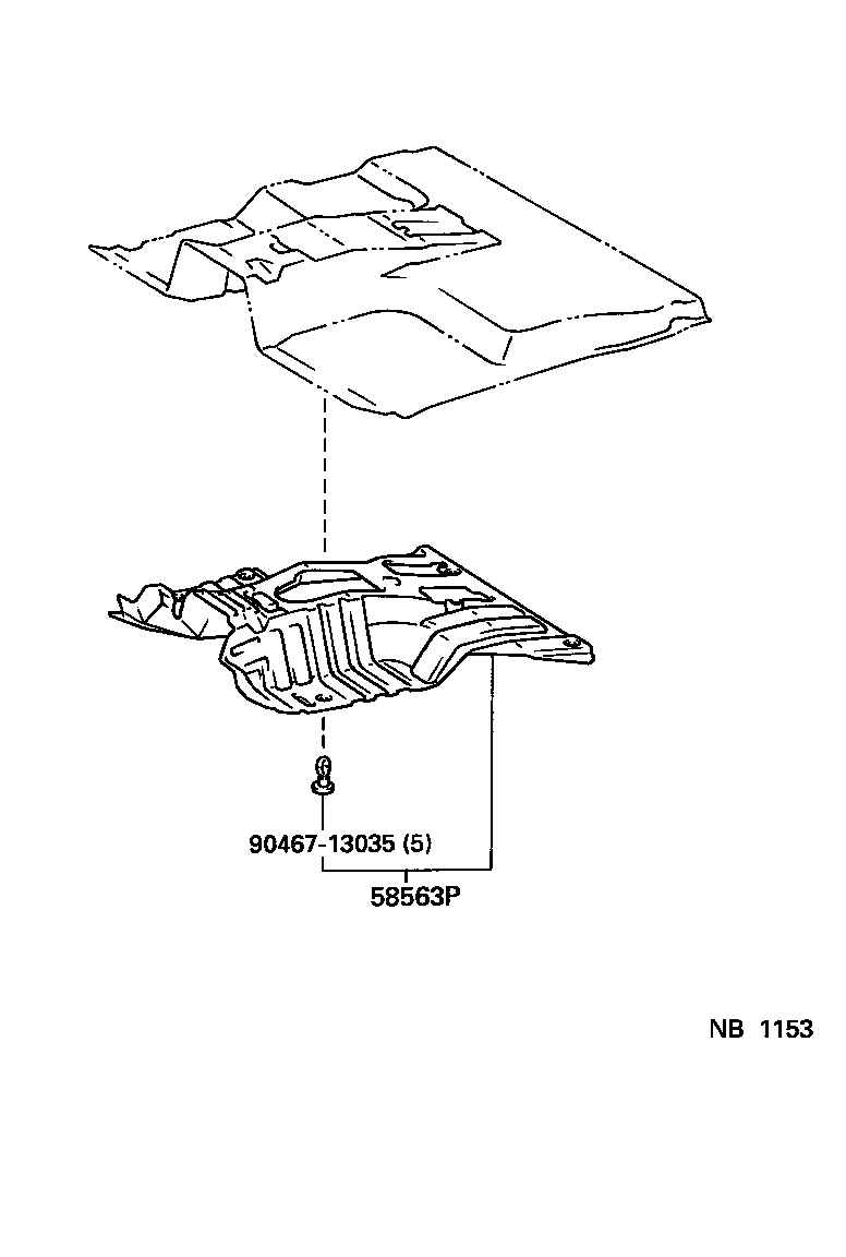 55142-60030 BRACKET, FOOT REST MOUNTING, NO.2 product image