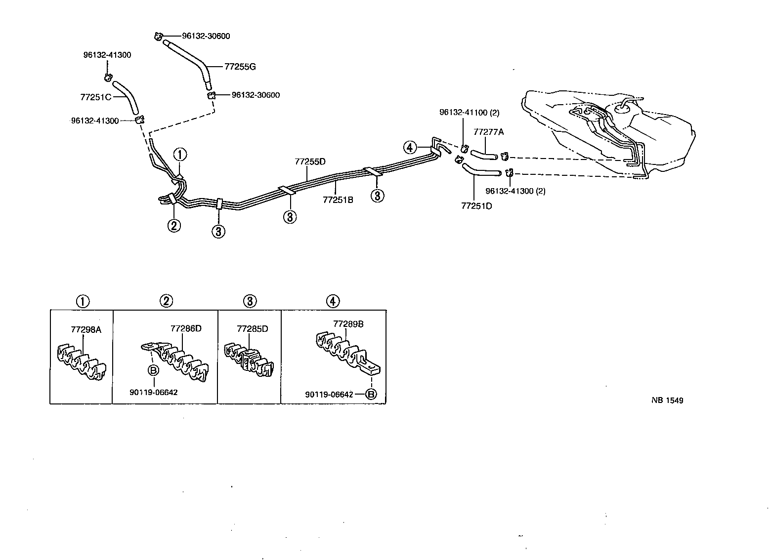 23206-11420 TUBE SUB-ASSY, FUEL SUCTION product image