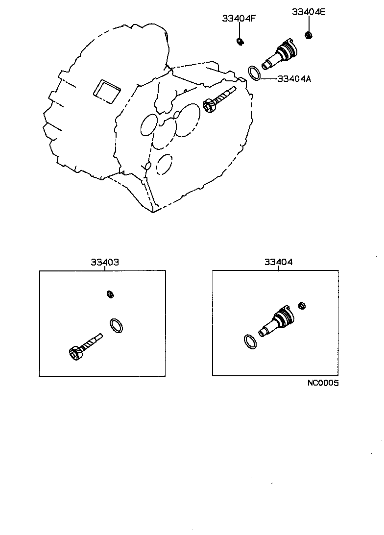 33403-12080 GEAR SUB-ASSY, SPEEDOMETER DRIVEN (MTM) product image