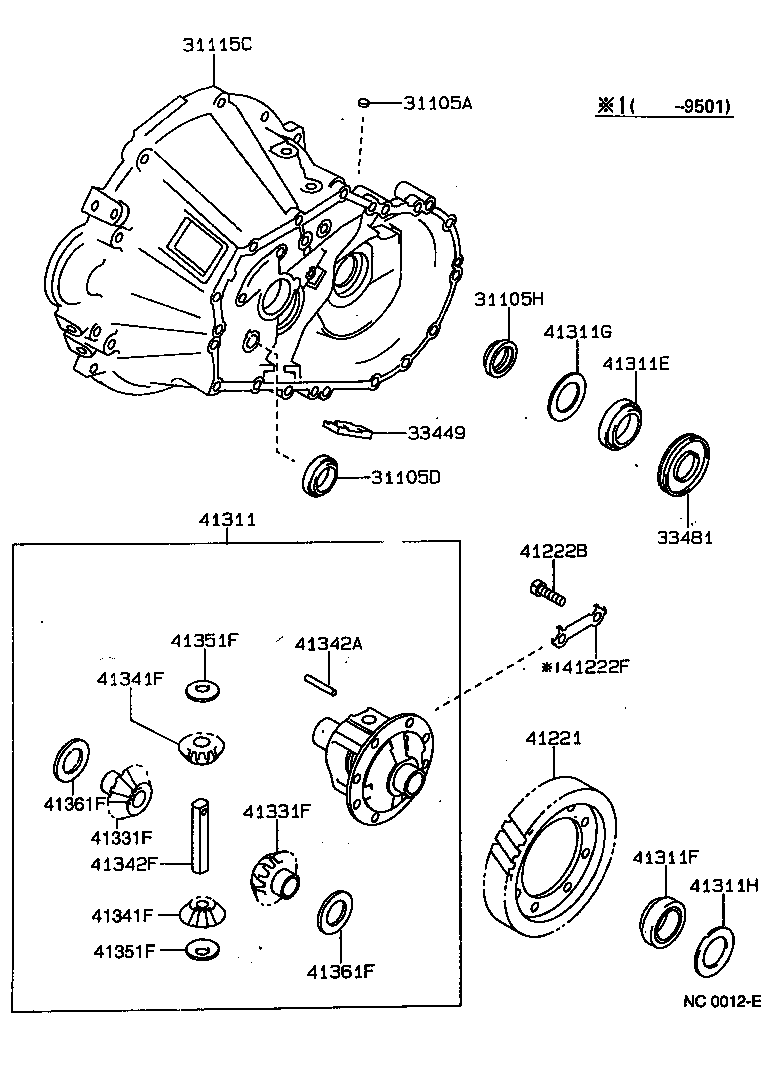 35105-20013 HOUSING, TRANSAXLE product image