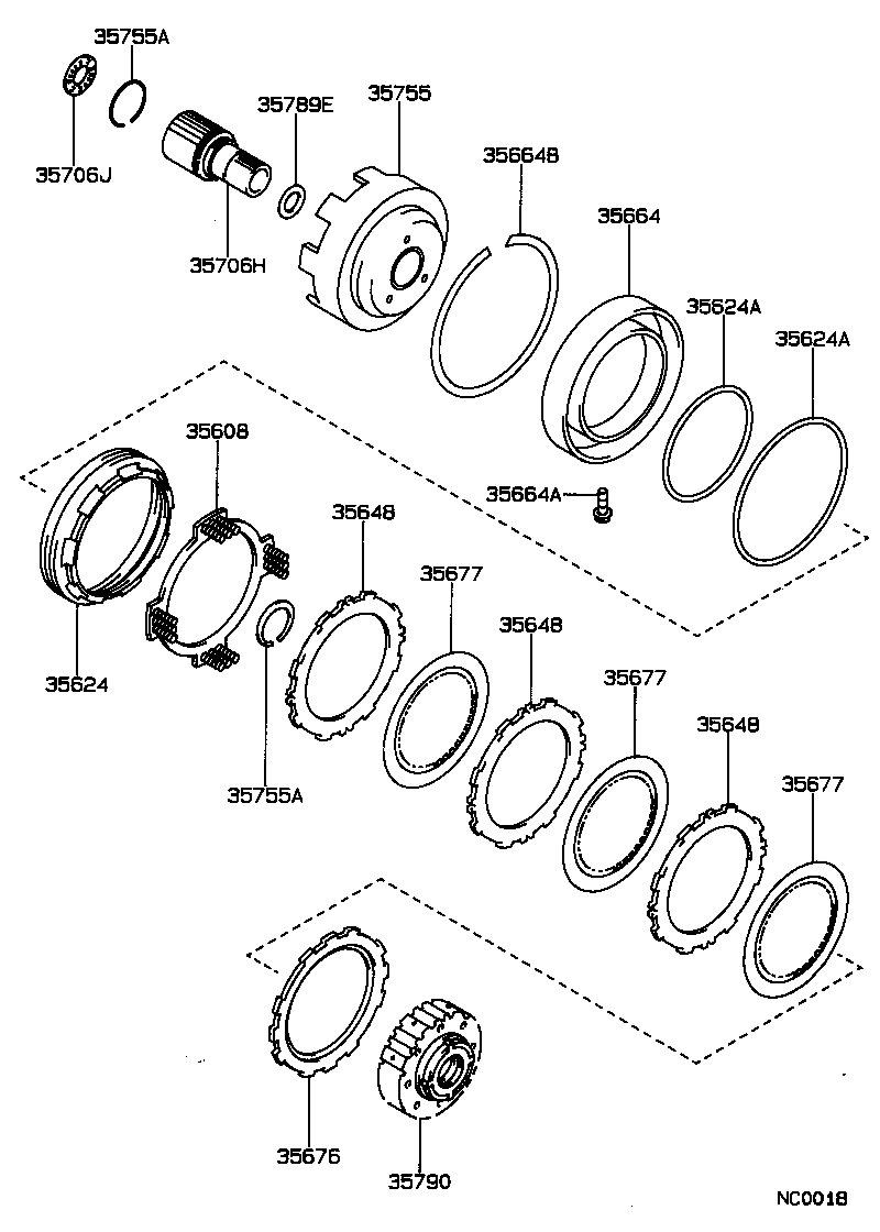 35677-20010 DISC, CLUTCH (FOR 2ND BRAKE) product image