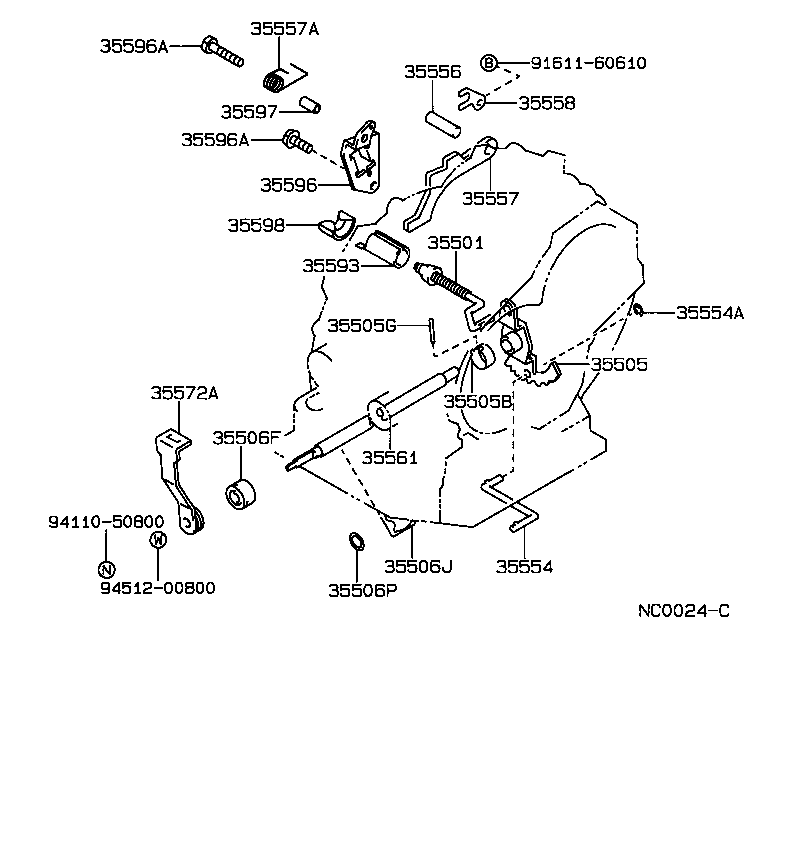 35520-12290 CABLE ASSY, THROTTLE product image