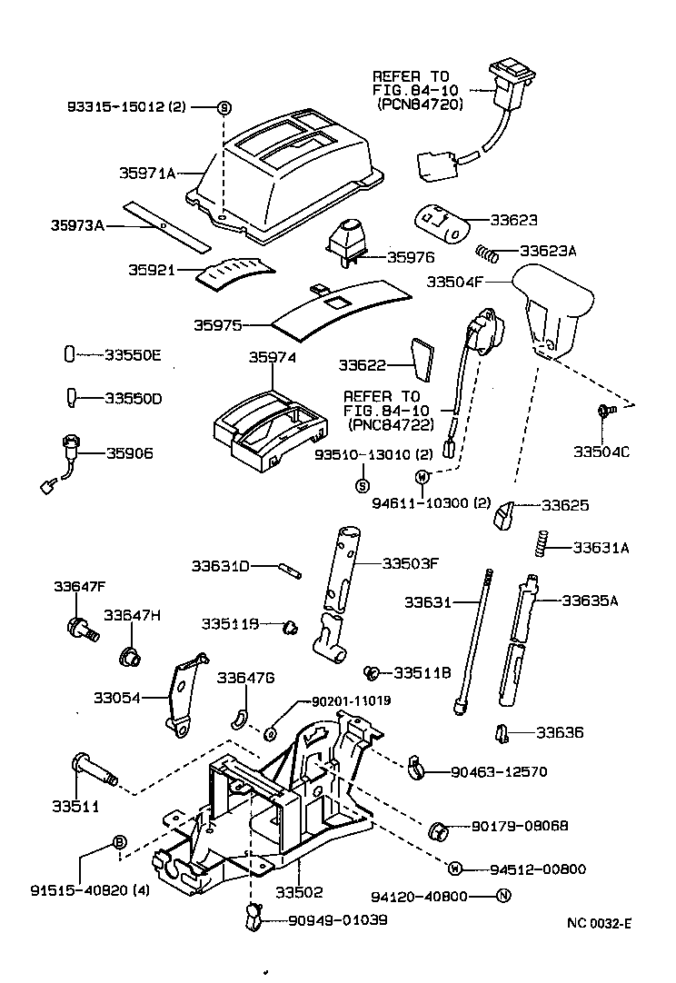 33502-12280 PLATE SUB-ASSY, SHIFT LEVER product image