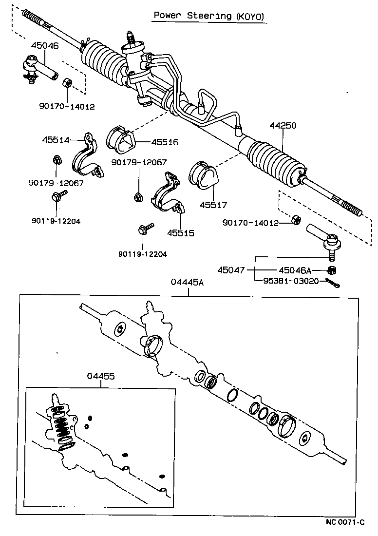 44211-12110 HOUSING, CONTROL VALVE product image