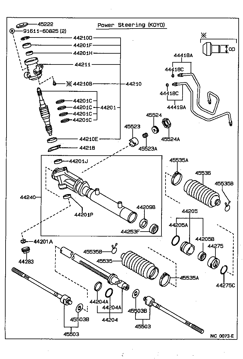 44211-12110 HOUSING, CONTROL VALVE product image