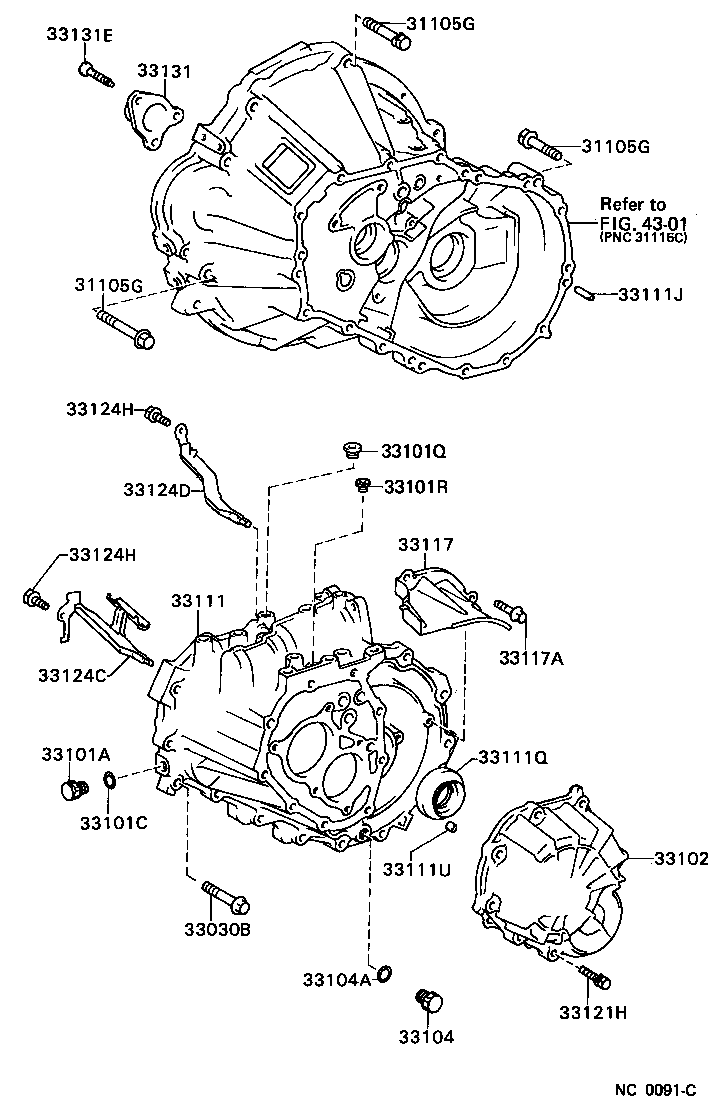 90105-08273 BOLT, W/WASHER(FOR TRANSMISSION CASE COVER) product image