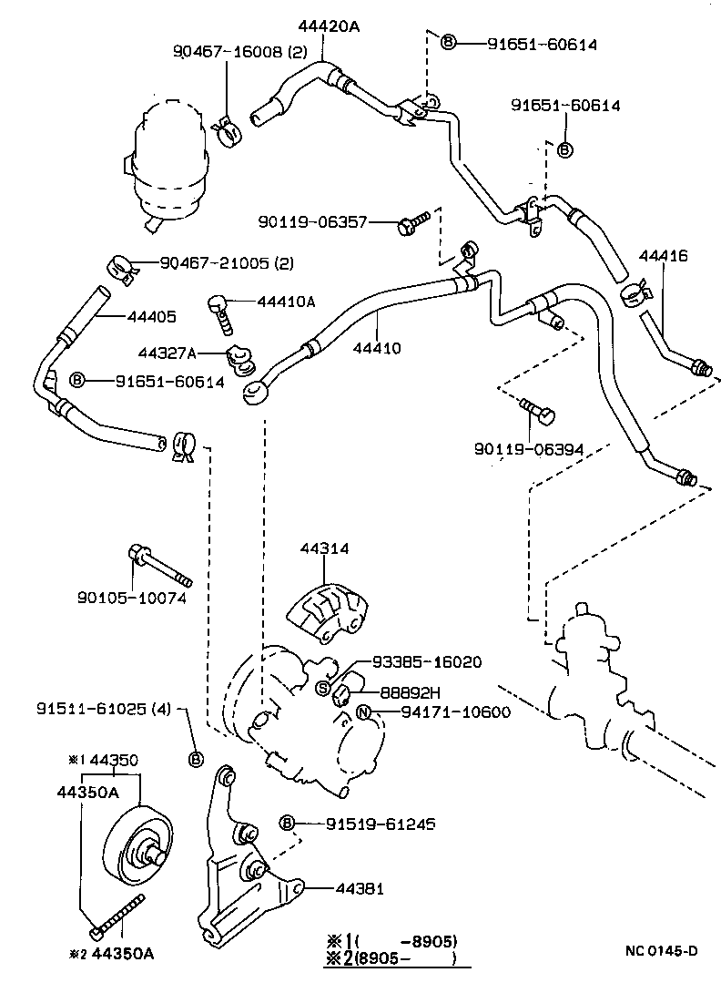 44402-13010 COOLER SUB-ASSY, POWER STEERING OIL, NO.1 product image