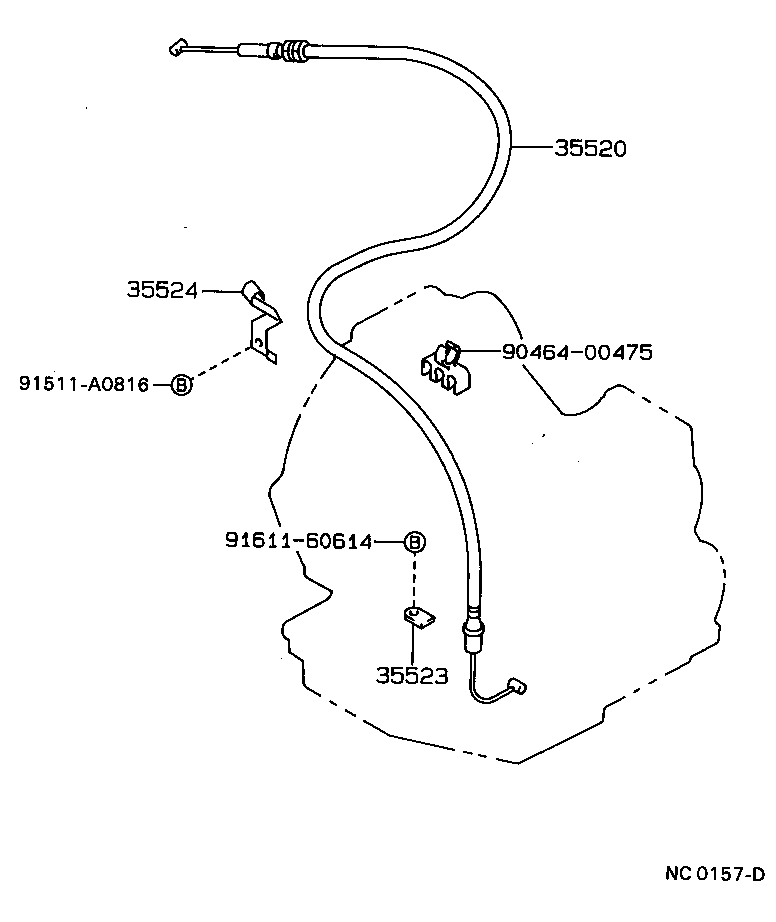 35520-12260 CABLE ASSY, THROTTLE product image