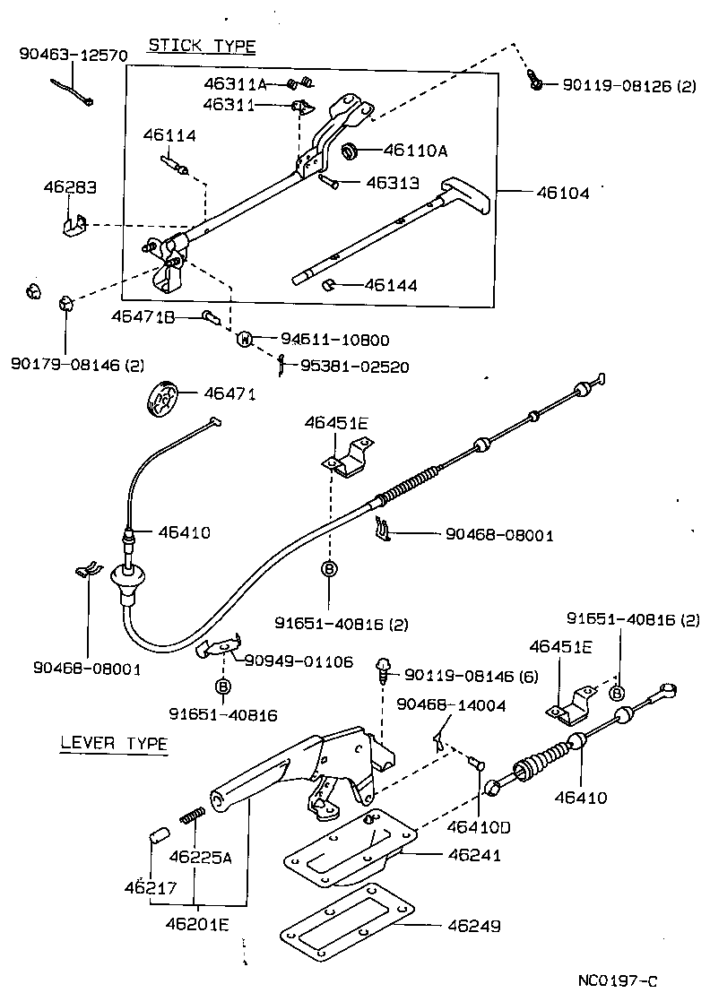 46503-30060 PLATE SUB-ASSY, PARKING BRAKE, RH product image