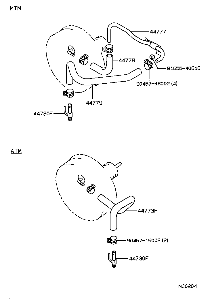 44610-30630 BOOSTER ASSY, BRAKE product image