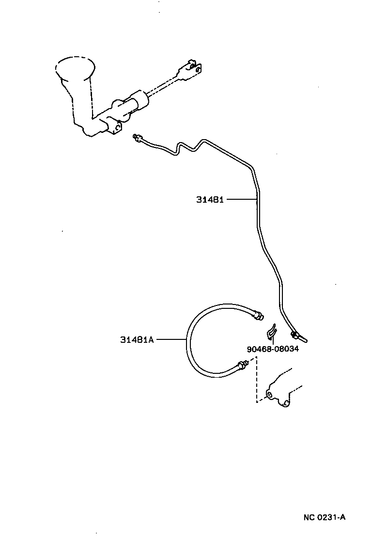 31310-30020 PEDAL SUB-ASSY, CLUTCH product image