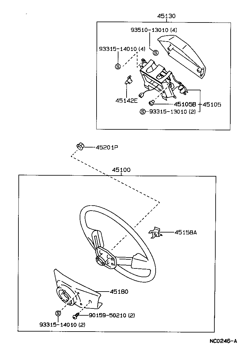 45130-12331 BUTTON ASSY, HORN product image