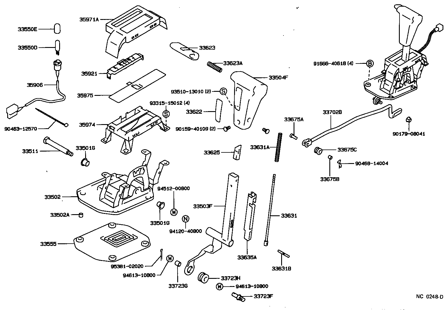 33503-30170 LEVER SUB-ASSY, SHIFT(FOR FLOOR SHIFT) product image