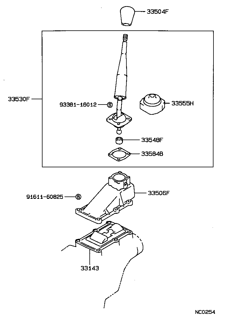 33702-30230 ROD SUB-ASSY, GEAR SHIFTING, NO.1 (FOR FLOOR SHIFT) product image