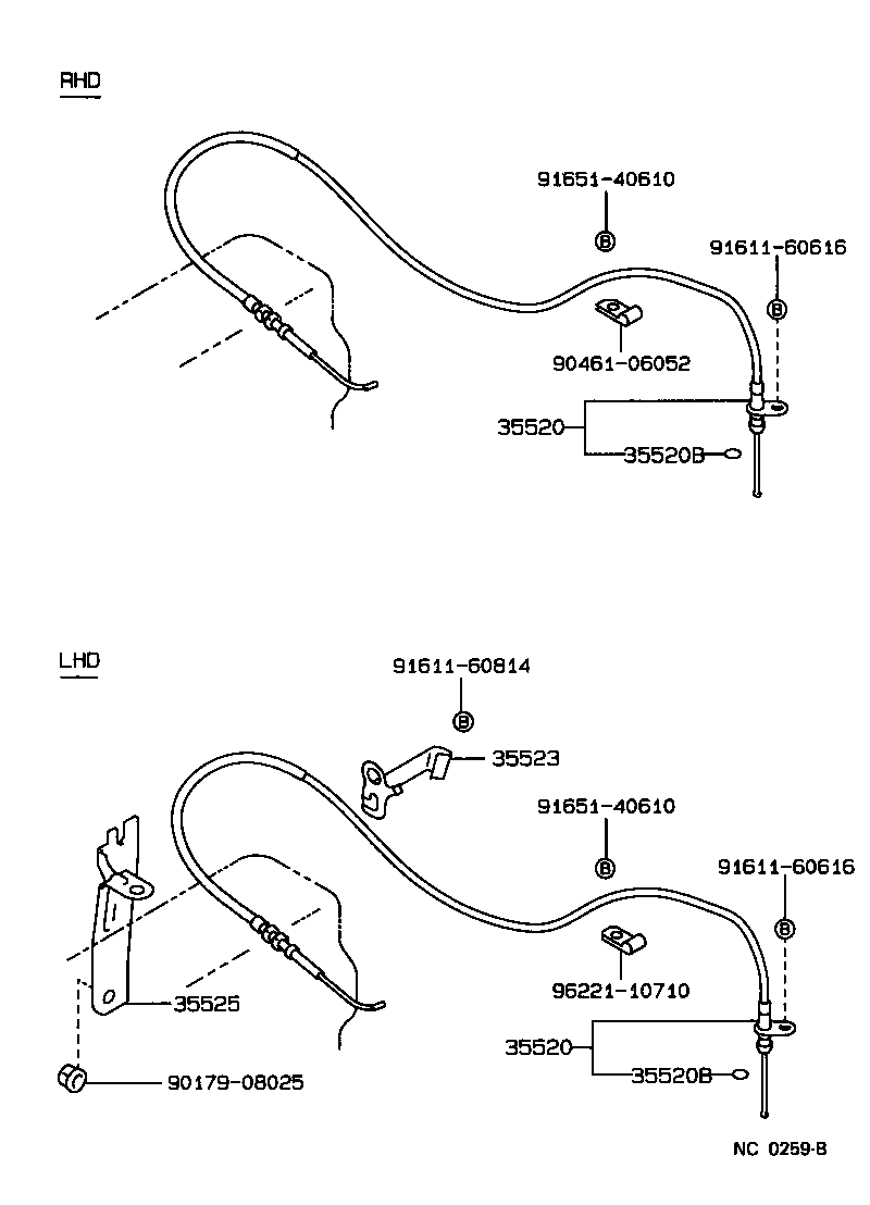 35520-30150 CABLE ASSY, THROTTLE product image