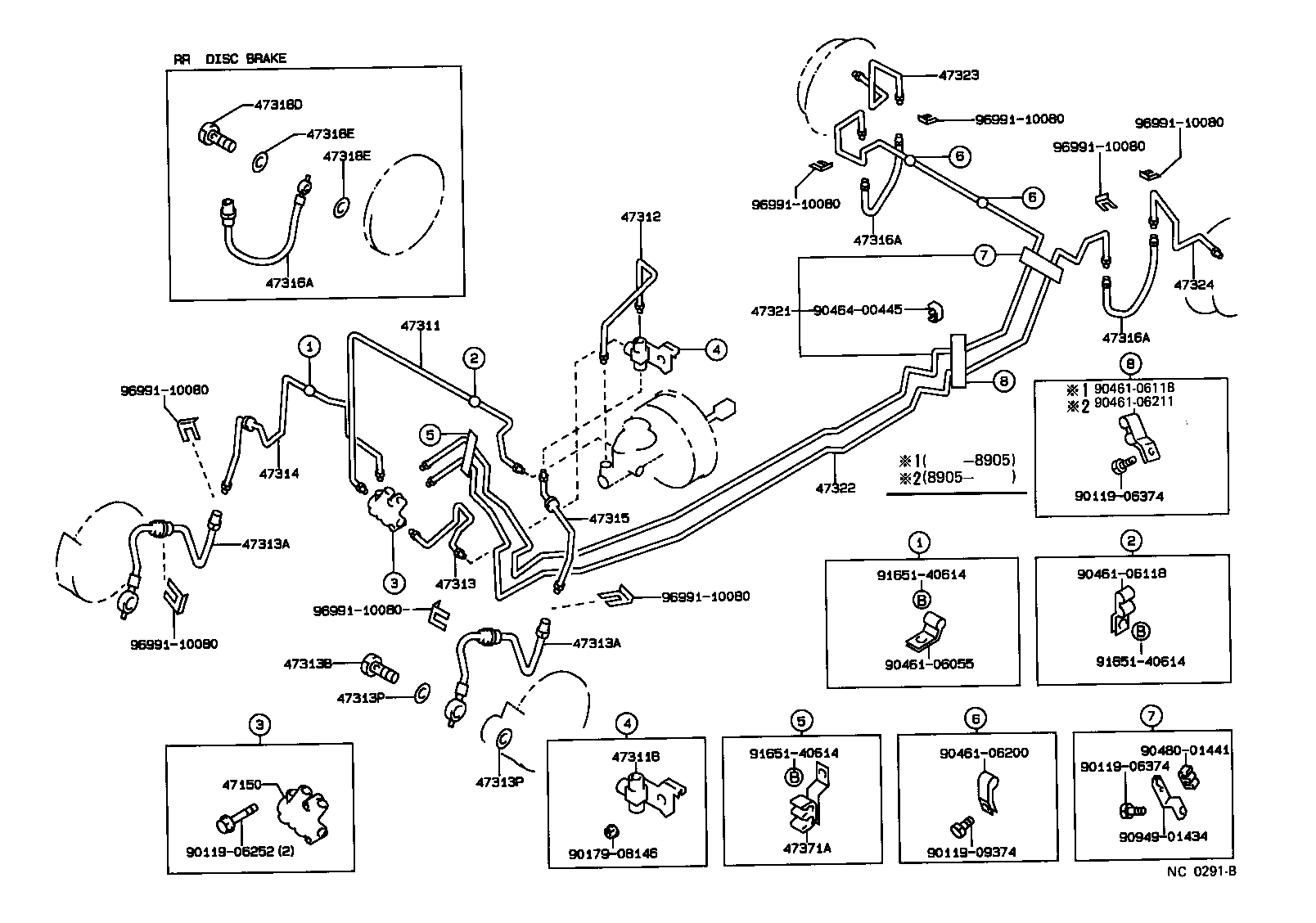 Toyota 47150-12070 VALVE ASSY, PROPORTIONING