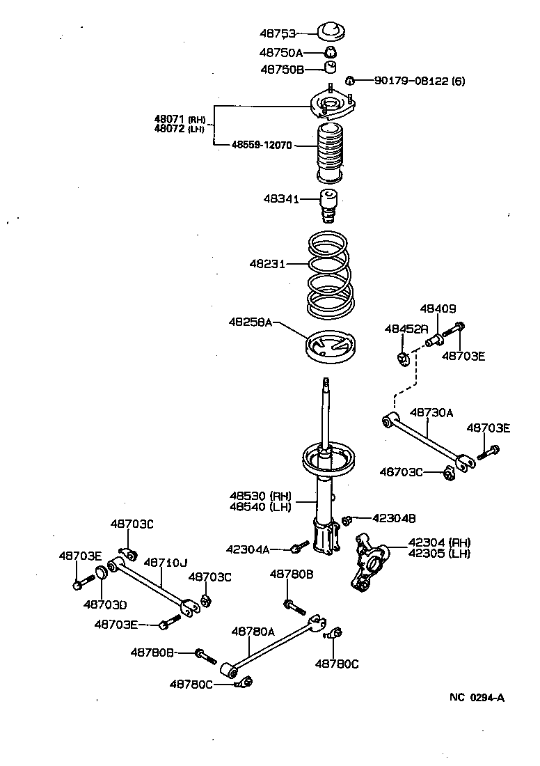 Toyota 90119-12150 BOLT(FOR REAR SUSPENSION ARM)