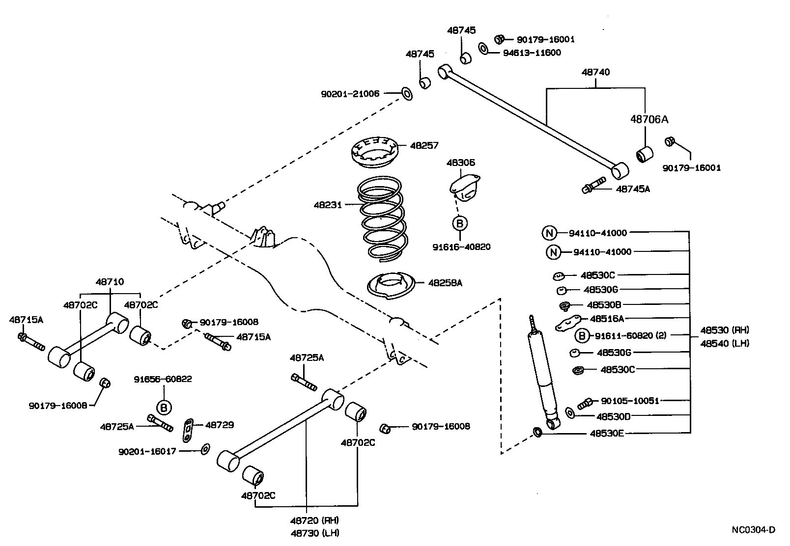 48231-30540 SPRING, COIL, REAR product image