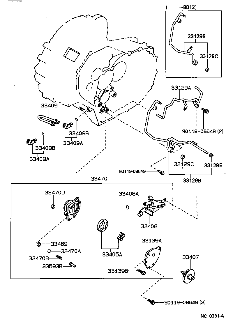 Toyota 96721-19012 RING, O (FOR MANUAL TRANSMISSION OIL STRAINER)